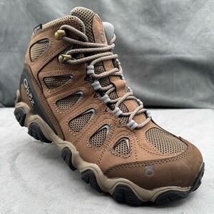 Oboz Sawtooth II Mid WP Women’s Size 9 Waterproof Hiking Boots Brown Leather